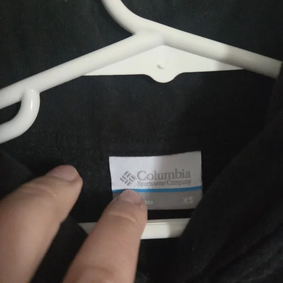 Columbia Black Half-Zip Fleece Pullover - Picture 3 of 4